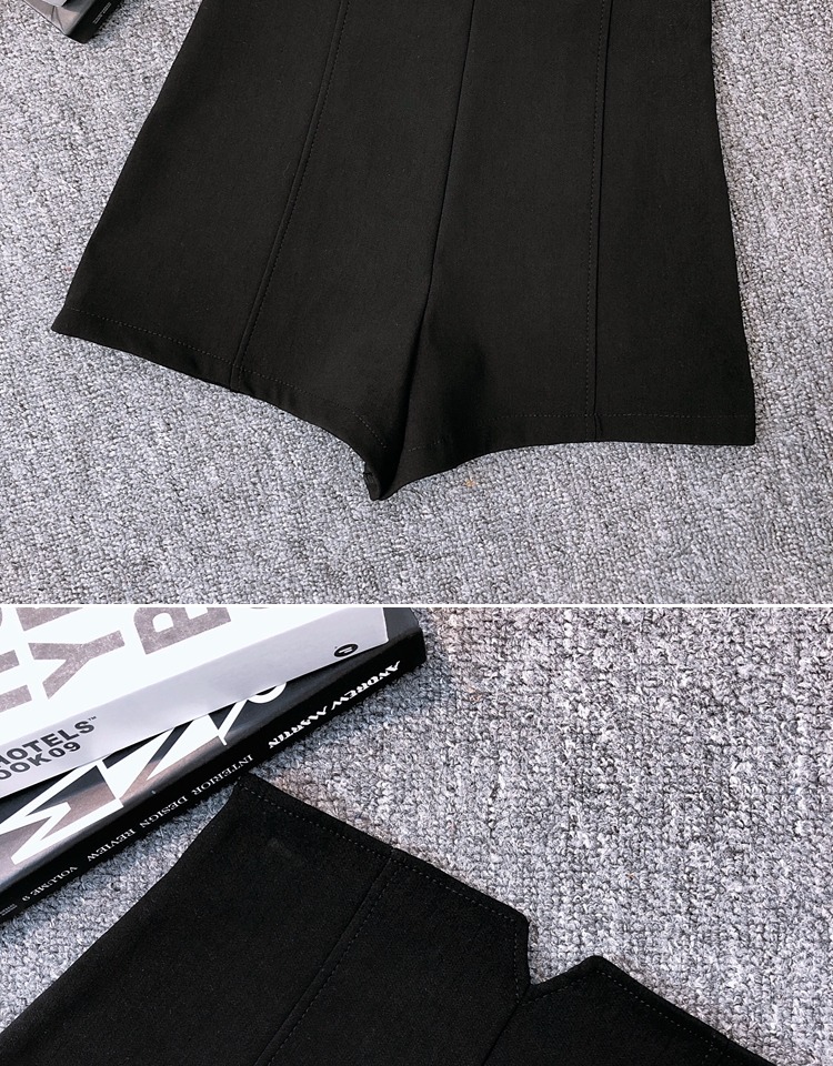 Mùa đông 2018 phiên bản Hàn Quốc của quần dài Một từ quần short ống rộng dành cho nữ quần cạp cao cạp cao Quần skinny mỏng bên ngoài mặc quần ống rộng quần sooc bò nữ