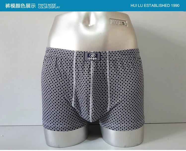 Quần lót nam cotton, in hình nam, plus fat, plus size, quần boxer cotton, quần lót nam cho người béo, quần lót nam, quần đùi - Cặp đôi