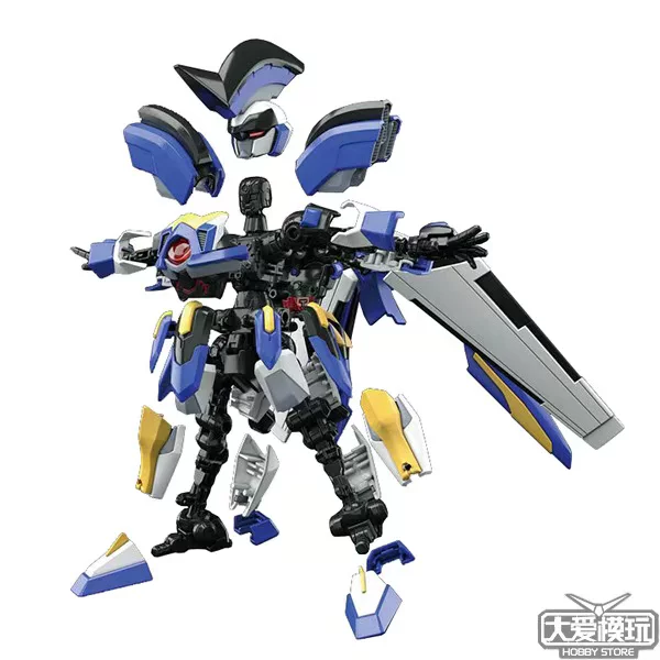 Фигурка-робот Spot Bandai LBX гипер-Один боевой с скелетом может превращаться в самолёт конструктор сборки