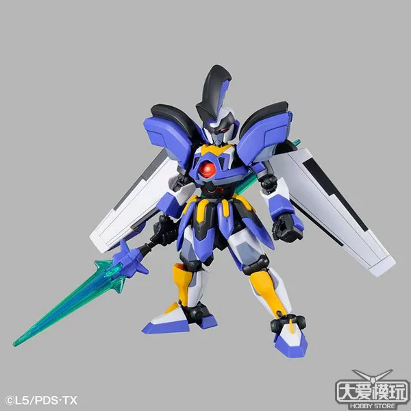 Фигурка-робот Spot Bandai LBX гипер-Один боевой с скелетом может превращаться в самолёт конструктор сборки