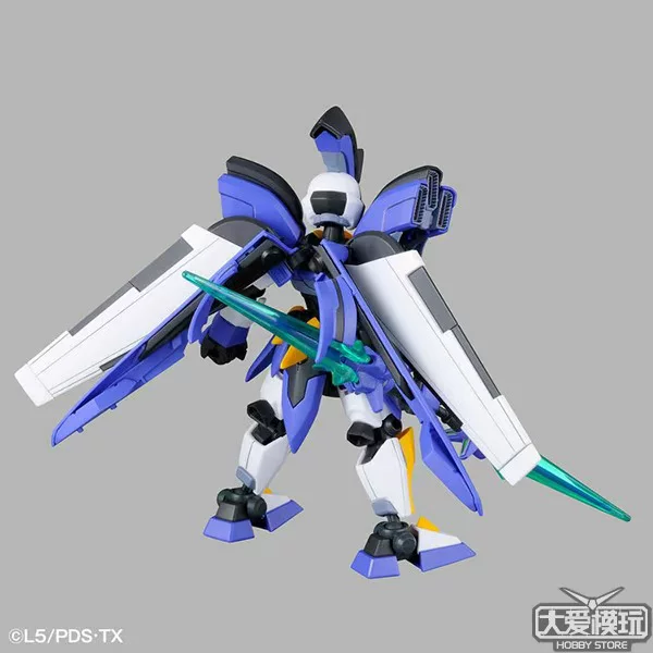Фигурка-робот Spot Bandai LBX гипер-Один боевой с скелетом может превращаться в самолёт конструктор сборки