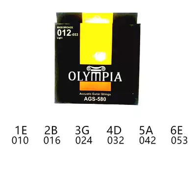 OLYMPIA OLYMPIA ELECTRIC BOX GUITAR STRINGS Folk STRINGS Acoustic Guitar STRINGS Acoustic GUITAR STRINGS