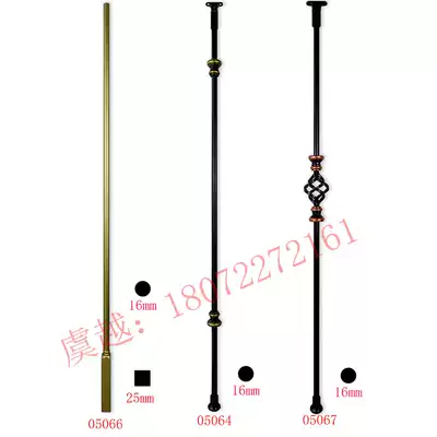 Modern Jane Europe wrought stair handrail column iron column Villa guardrail modern villa iron column