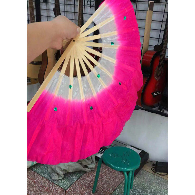 Children's dance fan 8-inch fan bone length 26cm buy more discount