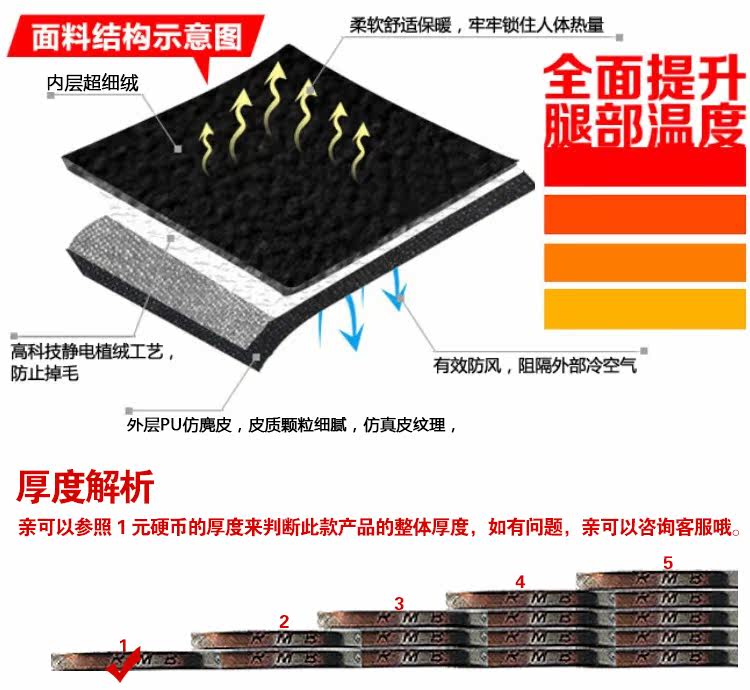 Pantalon cuir homme droit pour hiver - Ref 1494234 Image 11