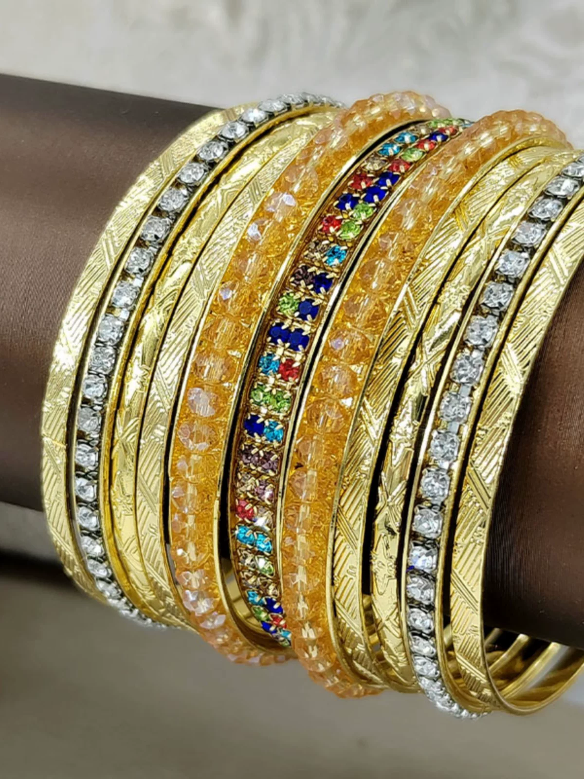 Children's multicoloured bracelet, universal accessory, India