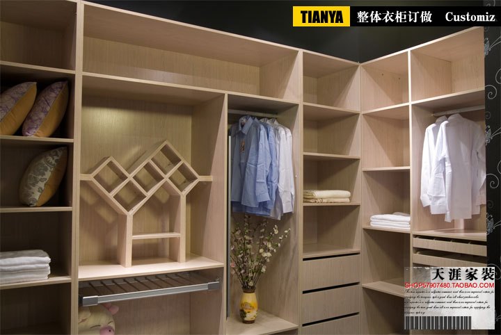Wardrobe cloakroom booked as wardrobe overall wardrobe Guangzhou Real body Shop-Taobao