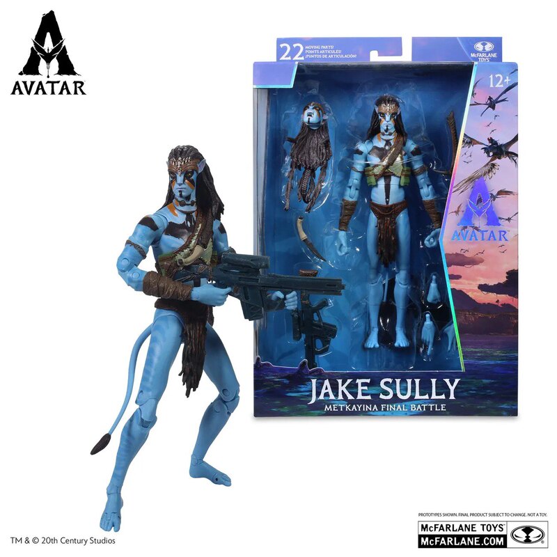 In Stock Mcfarlane Avatar 3 Figurine Ash Tribe Water Path 2 Jake Neytiri Action Figure Model Ornament