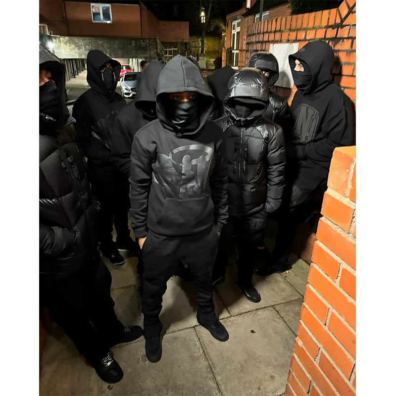 Теплый толстовка в стиле хип-хоп, спортивный костюм, американский стиль, оверсайз