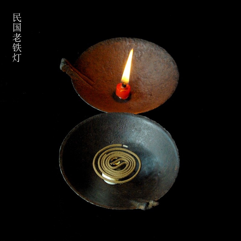 Old Objects Antiques Miscellaneous Old Oil Lamps Small Iron Pots Iron Lamps Old Oil Cups Folk Products