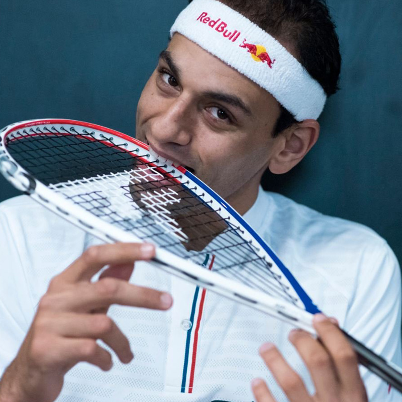 French brand tecnifibre Tini fly squash racket CARBOFLEX125AIRSHAFT high-grade Mohamed