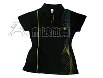 Special DUNLOP collared short-sleeved T-shirt sweatshirt badminton Jersey blouse skinny womens shirt small size skinny