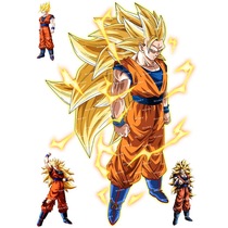 Large F0352-01 Dragon Ball Cartoon Animation Laptop Guitar Mobile Phone Travel Trolley Case Sticker