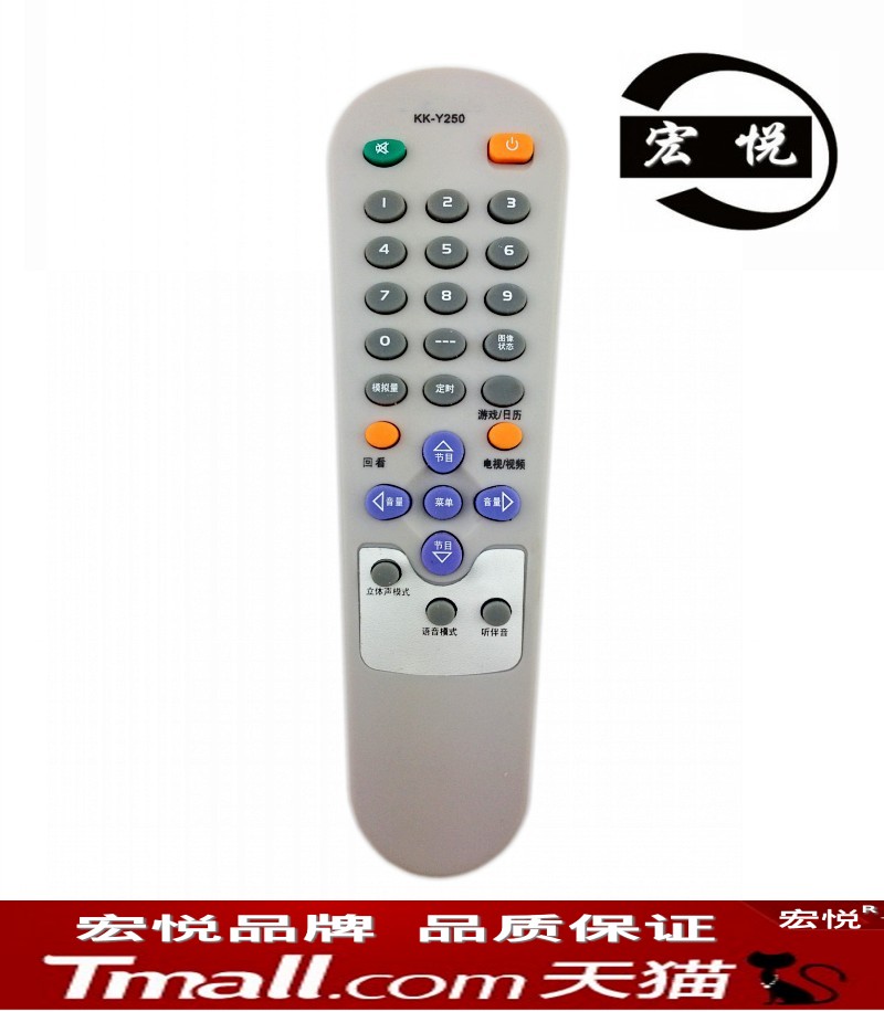  Kangjia TV Remote KK-Y250 KK-Y250 T2173A T2173A P21FA071 T21FA236 T21FA236-Taobao