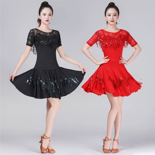 Квадратный танцевальный костюм латинский танцевальный костюм Трехступенчатый танцевальный костюм моряк танцевальный костюм Джитба юбка