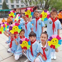 National Day Childrens Dance Props Hand Flower Games Opening Ceremony