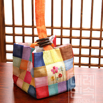 Korea original imported splicing color strip handbag wedding gifts back gifts random delivery H-P03192