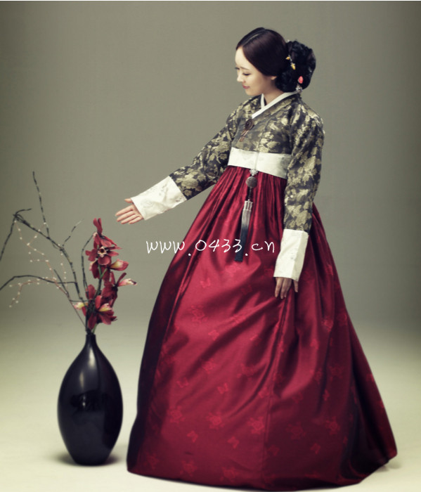 Bridal Hanbok Korea Original Imported Fabric Toast Hanbok Korean National Costume H-X01006
