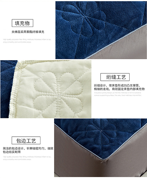 Giường ngủ bằng vải nhung pha lê 笠 1.2 / 1.5 / 1.8 / 2.0m giường trải giường Ga phủ giường là gì