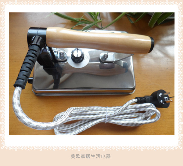 Rectangular large bottom plate hand-held heater industrial heating tool ironing drill heat painting electric iron 800W adjustable temperature