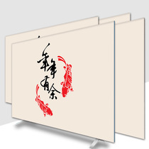 Manufacturer minimalist modern TV cover 5055-inch 65-inch dust cover set TV Dust cover curved surface