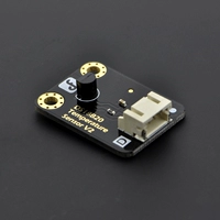 Электронный строительный блок Arduino, совместимый с DFRobot, цифровой датчик температуры DS18B20, включая кабель для передачи данных