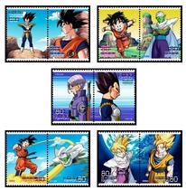 Japan Credit Sales Stamps-Cartoon Animation Hero Episode 17 Dragon Ball changed to 10