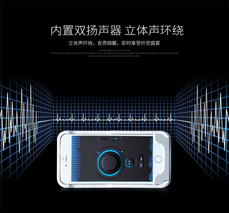 Máy chiếu MEGO Meigao G6X Mini Apple Android Điện thoại HD HDMI Máy chiếu cầm tay không dây USB - Máy chiếu