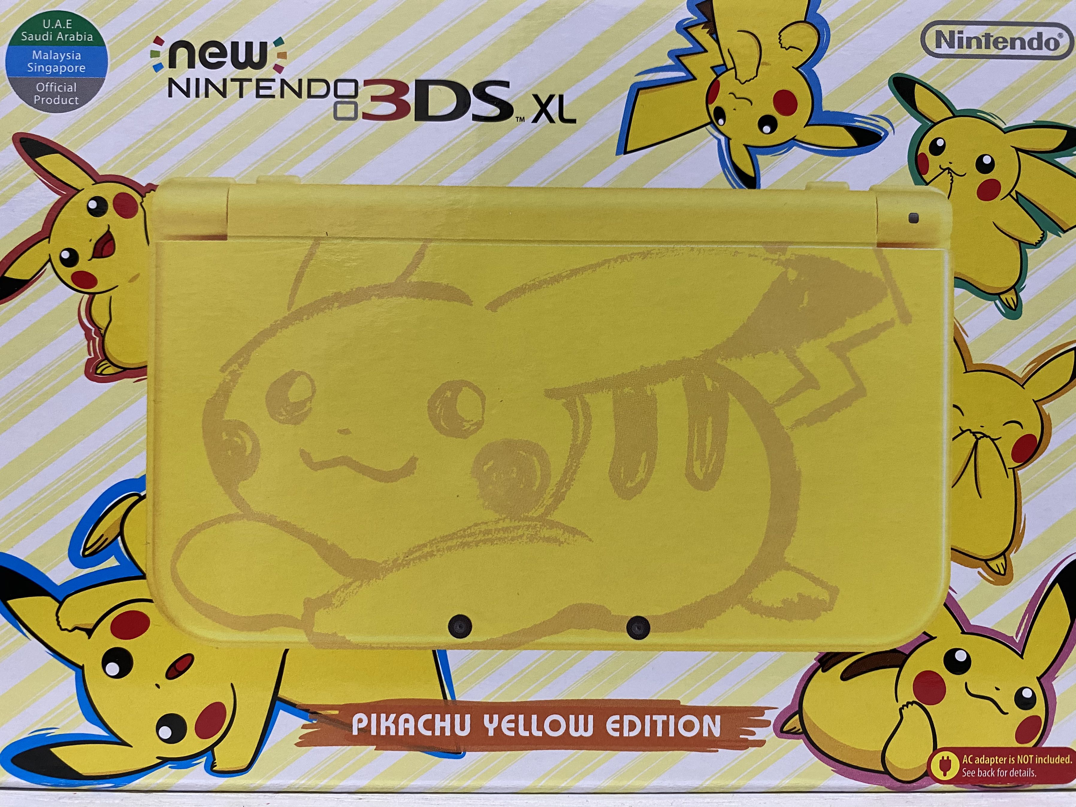 New 3DS 3DSLL Pikachu limited US version brand new