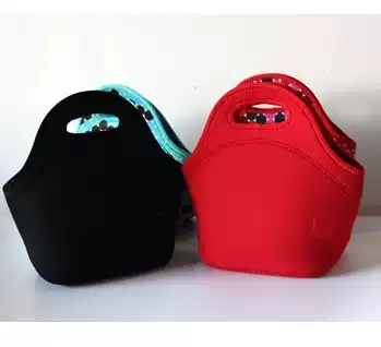 Neoprene portable meal bag Shopping bag Bento bag Bento picnic bag Mommy insulation bag Portable shoulder strap insert bag