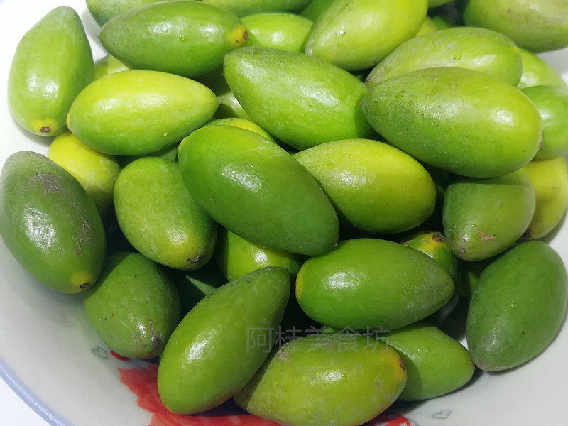 Minqing 2 Green Olive Fuzhou Olive Fresh olive green fruit raw to eat back Gale Fast fresh sandalwood Olive Fruits