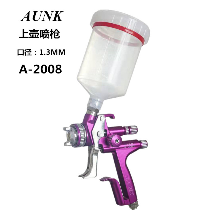Import Spray Gun Environmentally Friendly Low Pressure Pneumatic Spray Gun Car Sheet Metal Sheet Metal Paint Spray Gun on Pot Caliber 1 3