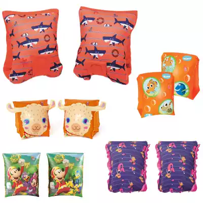 Male and female baby thick buoyant water sleeves baby children beginner swimming life jacket cloth double layer inflatable arm ring