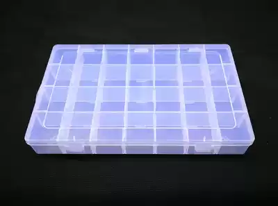 28 grid storage box cross embroidery thread box finishing box suitable for pay-out and gadgets