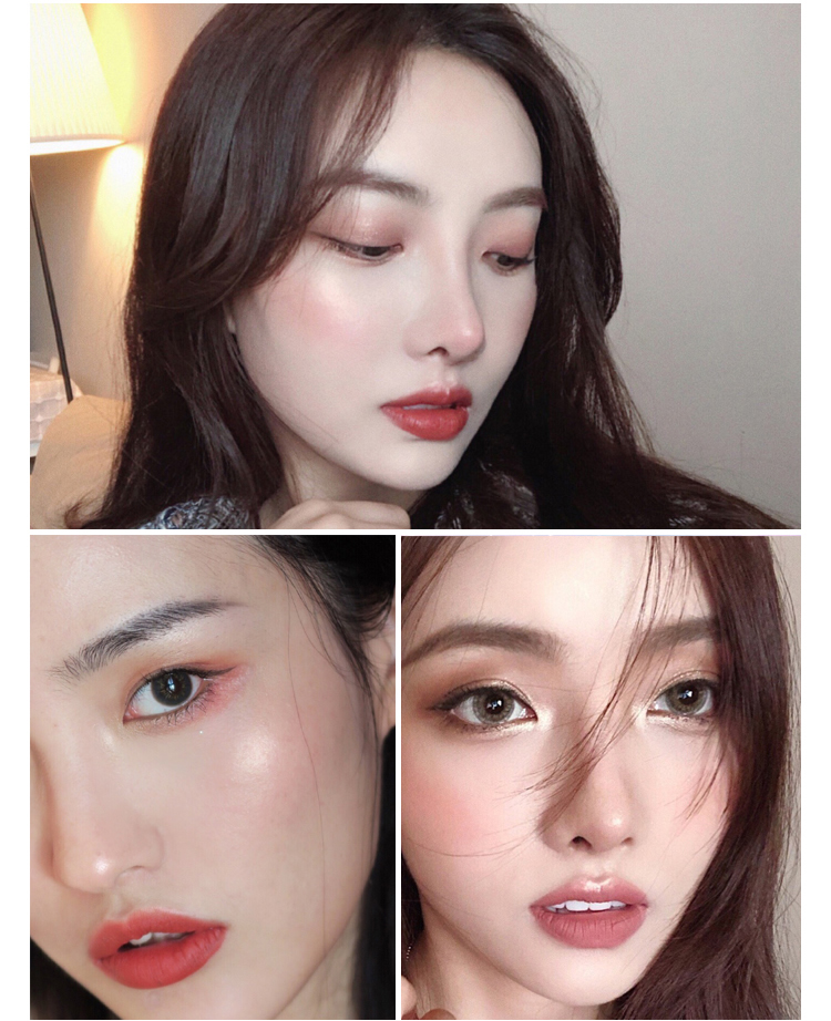 UCANBE ánh sáng cao năng lực sửa chữa đĩa bóng mũi mỏng khuôn mặt Trung Quốc bột phấn sáng bột Zhang Yihan với cùng một phấn mắt phân cực bắt sáng catrice