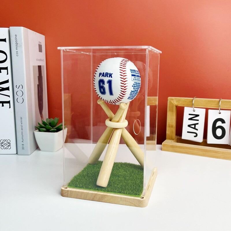 Baseball Display Box Acrylic Ball Box Softball Basketball Football Display Box Commemorative Collectibles Storage Box