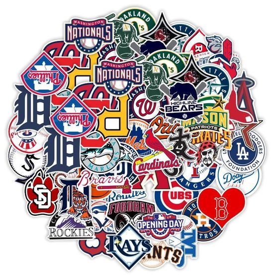 Baseball Family New Baseball Graffiti Sticker Waterproof Suitcase Notebook Scooter Water Cup Sticker Customization