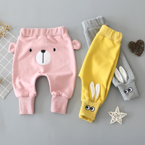 Baby leggings Spring and Autumn Childrens Pants Korean New Cotton Autumn Pants Mens and Womens Baby Harlan Big PP Pants