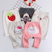 Baby big pp pants thin women Baby pants spring and autumn girls mens trousers childrens leggings cotton Haren pants