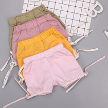 Baby womens shorts summer dress summer children 1 year old 3 tide children cotton pants baby casual thin wear summer