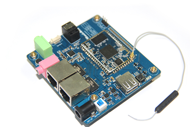 Wireless WIFI speaker development board WIFI speaker module AR9331 OpenWRT stereo board