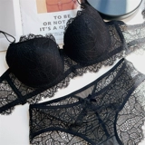 Нижнее белье, сексуальный поддерживающий бюстгалтер, комплект, большой размер, красивая спина