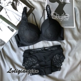 Сексуальный ремень, кружевное тонкое нижнее белье, бюстгальтер пуш-ап, комплект, французский стиль, большой размер