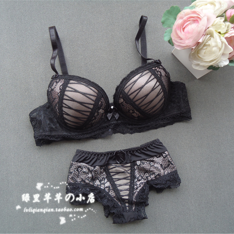 Đặc biệt hàng ngày Kích thước lớn C cup ren gợi cảm thu thập đồ lót Ling MM cô gái Nhật Bản dễ thương bộ áo ngực đồ lót triumph