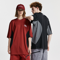 World cloth dance hustleandfreeze quick-drying round neck loose short sleeve T-shirt mens beauty trend shoulder sleeve