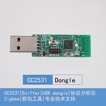 ZigBee CC2531 USB dongle protocol analyzer packet capture adapter board Border Router