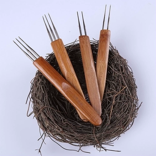 Новая углеродная бамбуковая ручка крючко