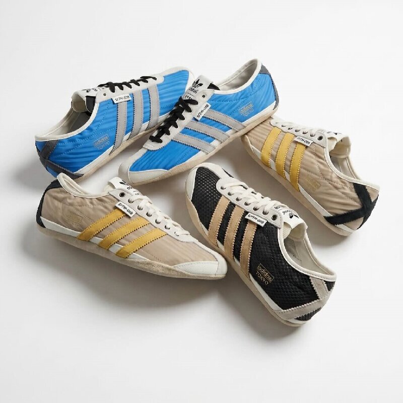 Adidas Trefoil Men's and Women's Shoes Sftm X Tokyo Collaboration Retro Breathable Casual Thin-Soled Shoes Kj4401
