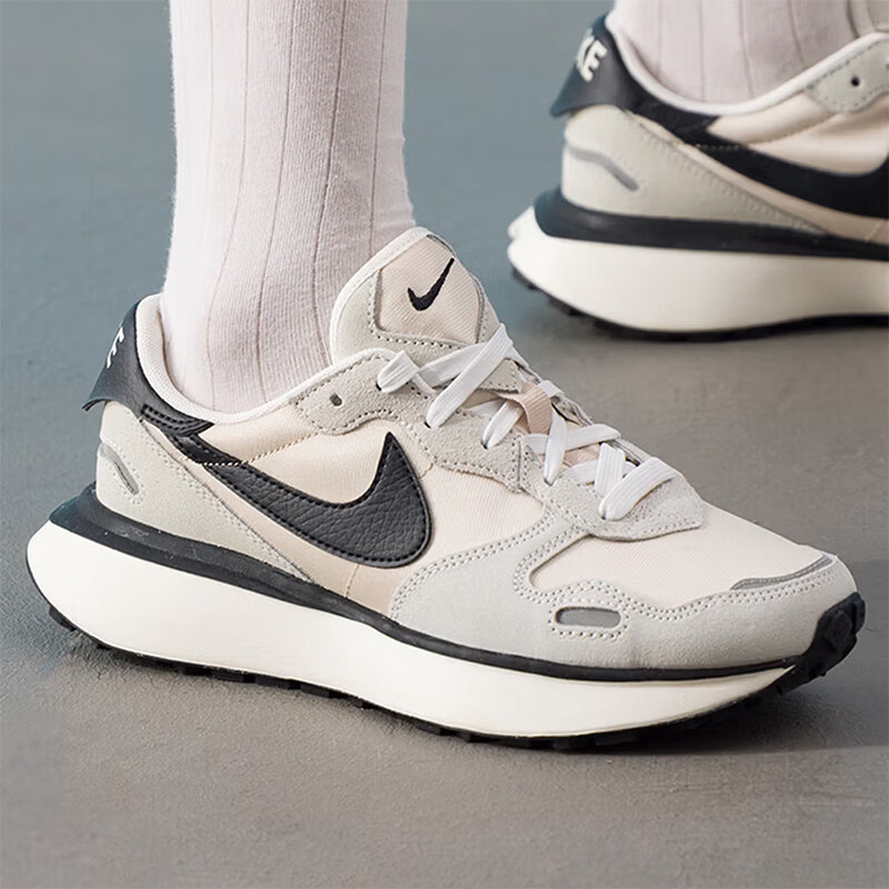 Nike Women's Shoes New Model Phoenix Waffle Thick-Soled Retro Waffle Sports Casual Shoes Fd2196-100