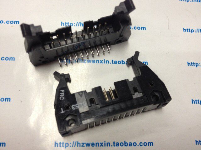 Connector DC2 horn DC2-20P 2 * 10 horn seat bending foot 2 54MM pitch